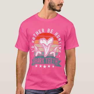 T-shirt Shark the Fossil Hunter Funny Paléontologiste