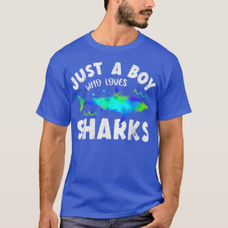 T-shirt Shark Tshirt, Shark Lover Tshirt, Garçons Funny Sh