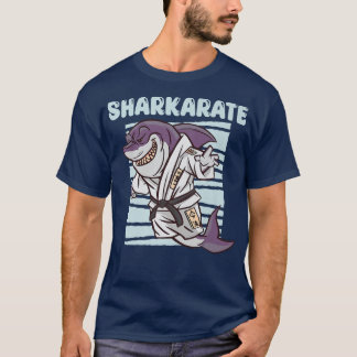 T-shirt Sharkarate Funny Karate Shark Pun costume requins