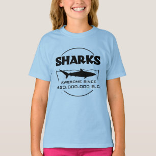 T-shirt Sharks Awesome Depuis 450.000.000 B.C.