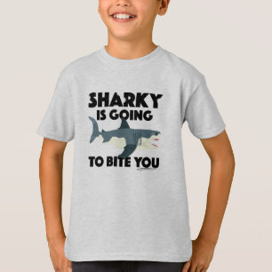 T-shirt Sharky Va Vous Biter Design - Les Enfants De Base