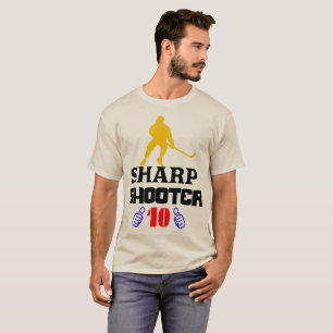 T-shirt 🏆 👍 Sharp Shooter 10 American Men's Classic Fab
