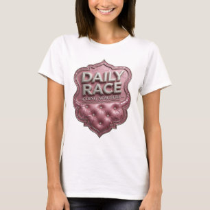 T-shirt Sharp Silver COURSE QUOTIDIENNE NE VA NULLE PART