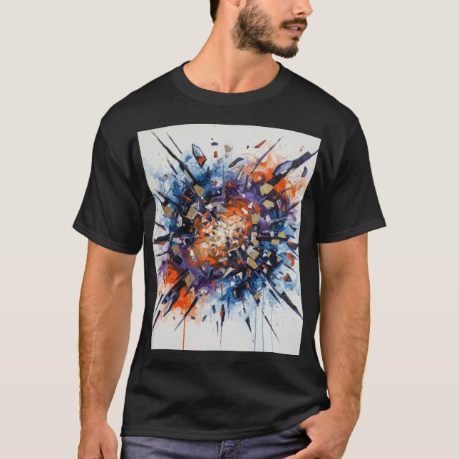 T-shirt Shattered Spectrum (Devant)