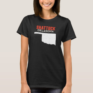T-shirt Shattuck USA State America Travel Oklahoman
