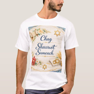 T-shirt Shavuot Fête des Semaines - Chag Shavuot Sameach
