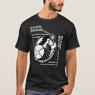T-shirt Shaw Clan Gaelic Motto Swordsman