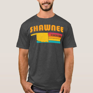 T-shirt Shawnee Oklahoma Vintage Souvenir désorganisé