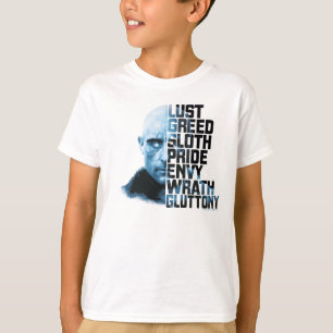 T-shirt SHAZAM ! Dr Sivana Sept péchés mortels Graphique