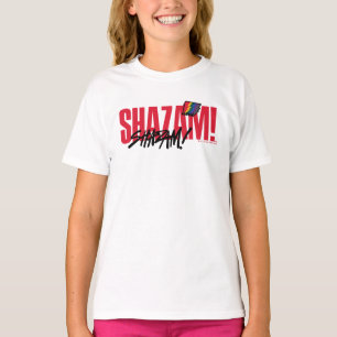 T-shirt SHAZAM ! Furie des dieux   Logo des boulons arc-en