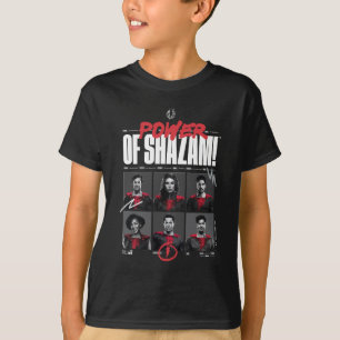 T-shirt SHAZAM ! Furie des dieux   Puissance du groupe SHA