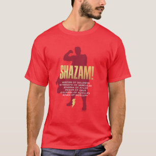 T-shirt SHAZAM ! Furie des dieux Silhouette Flexante