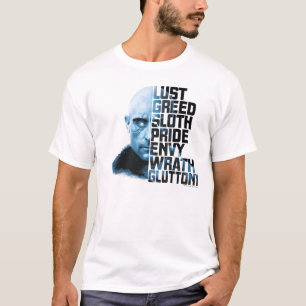 T-shirt SHAZAM ! péchés mortels de Dr. Sivana sept de