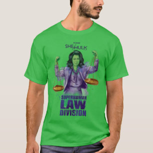 T-shirt She-Hulk Échelles de Justice Division du Droit Sur