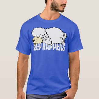 T-shirt Sheep Happens Shepherd Cadeau