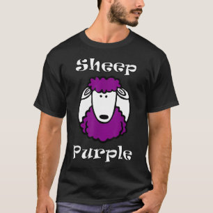 T-shirt Sheep Purple Fundy Animal Rock Musique