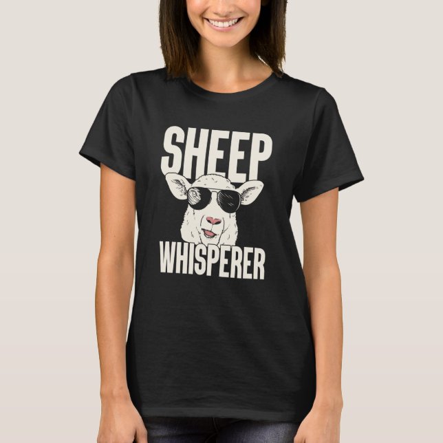 T-shirt Sheep Whisperer Sheep Farmer Rancher Sheep 2 (Devant)