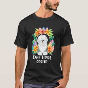 T-shirt Sheepdog Happy Easter Day Egg Hunt 1