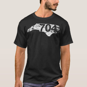 T-shirt Shelby Charlotte Salisbury Area Code 704 Shirt, No