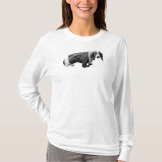 T-shirt "Shelby in a Jean Jacket" Dachshund L/S