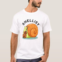 Shellist Funny Snail Cello Pun