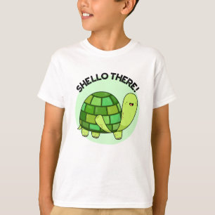 T-shirt Shello There Funny Tortoise Pun