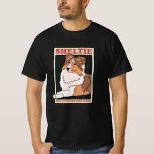 T-shirt Sheltie Coolest Dog Shetland Sheepdog