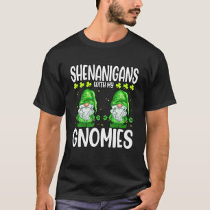 T-shirt Shenanigans Avec Mes Gnomies Shamrock St. Patricks