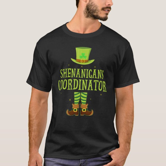 T-shirt Shenanigans Coordinator Teacher Matching St Patric (Devant)