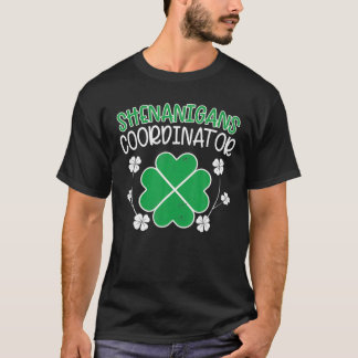 T-shirt Shenanigans Coordonnateur Funny Jour de la Saint P