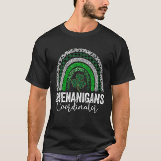 T-shirt Shenanigans Coordonnateur St Patrick's Day Arc en