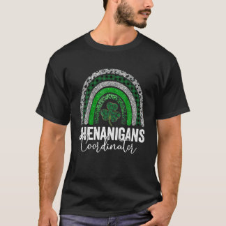 T-shirt Shenanigans Coordonnateur St Patrick's Day Arc en