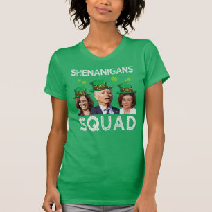 T-shirt Shenanigans Squad Anti Biden St Patrick's Day