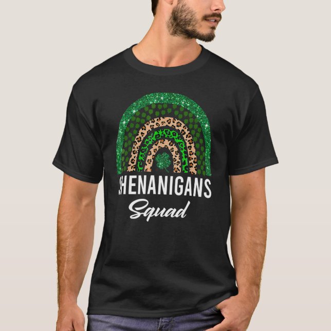 T-shirt Shenanigans Squad Funny St Patricks Day Costume Ra (Devant)