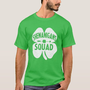 T-shirt Shenanigans Squad Irish Funny Saint Patricks Day I