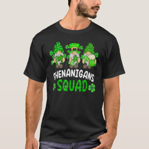 T-shirt Shenanigans Squad Jour de la Saint Patrick Gnomes 