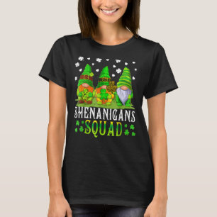 T-shirt Shenanigans Squad Jour de la Saint Patrick Gnomes 