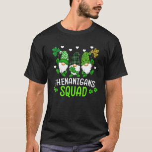 T-shirt Shenanigans Squad Jour de la Saint Patrick Gnomes 