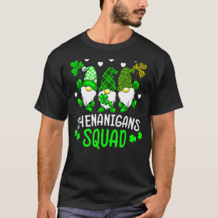 T-shirt Shenanigans Squad Jour de la Saint Patrick Gnomes
