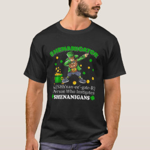 T-shirt Shenanigator Définition Dabbing Leprechaun Happy S