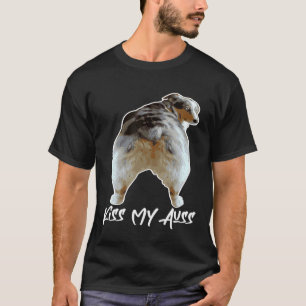 T-shirt Shepherd Love Dog Australian Shepard Kiss M