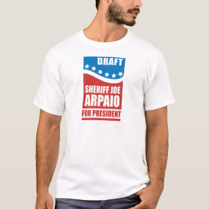 T-shirt Shérif d'ébauche Joe Arpaio pour le président