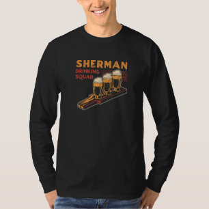 T-shirt Sherman Drad Texas Beer Tx Booze Alcool