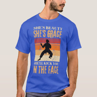 T-shirt Shes Beauté Shes Grace Shell Te frappe dans le vis