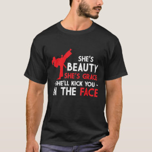 T-shirt Shes Beauté Shes Grace Shell Te frappe dans le vis