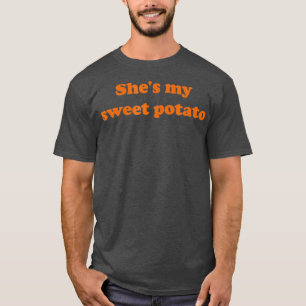 T-shirt Shes my patate douce I yam (2)