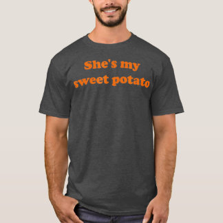 T-shirt Shes my patate douce I yam (2)