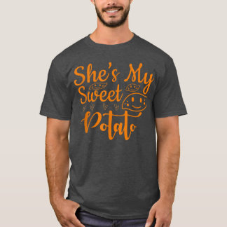 T-shirt Shes My Sweet Potato I Yam Set Thanksgiving