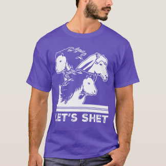 T-shirt Shetland Pony Riding Horses Shetty ami