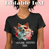 Shetland Sheepdog Chien Maman Lunettes de soleil